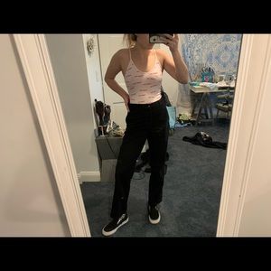 pink and red “thank you” body suit!